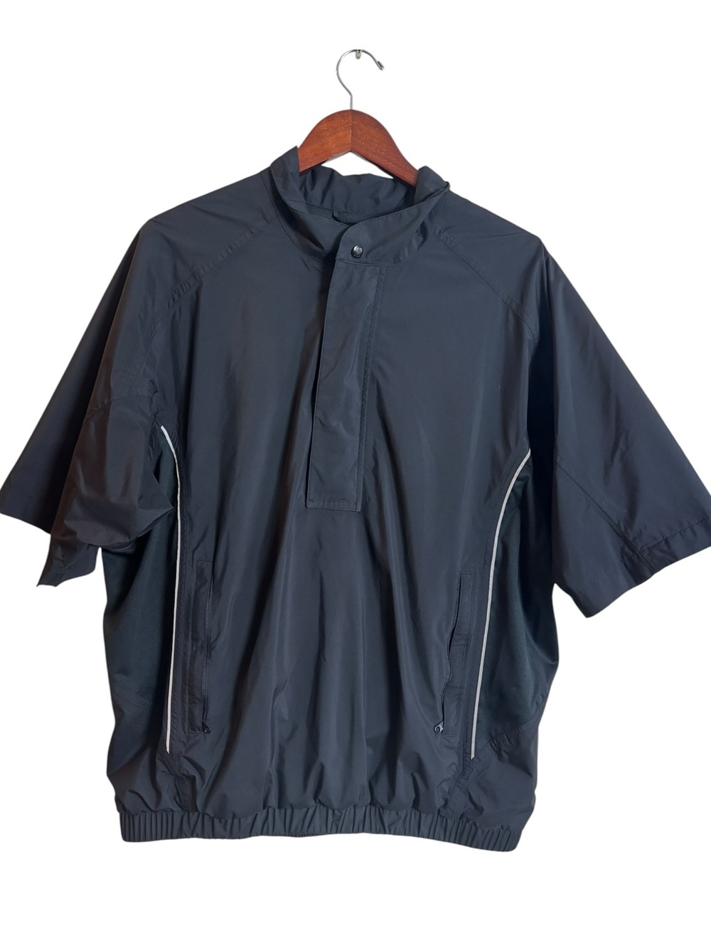 Footjoy Dryjoys Golf Jacket Mens Medium Short Sleeve Rain Performance Pullover